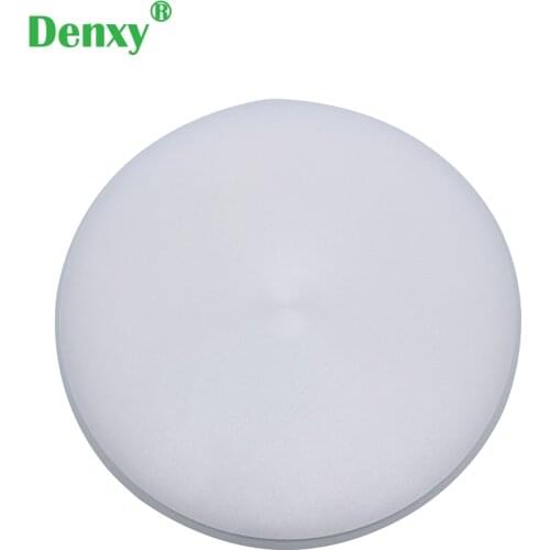 Denxy 5pcs Dental White Color Wax Block Disc Carving Wax Disc dental zirconia blocks deatal lab