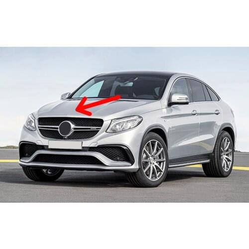 For Mercedes w166 Hood Star Emblem Front Badge GL/GLE/GLS Class 2011-2019 Aftermarket A1298880116