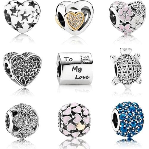 High-quality S925 Sterling Silver 1:1 Charming Oriental Style, Cz Transparent Heart Pendant Enamel Pink Female Classic Jewelry