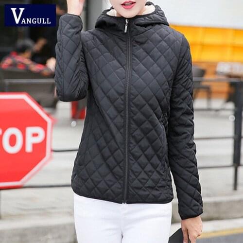 Women winter jacket hooded fleece solid coat 2017 Autumn spring thin outerwear female short zipper student jaqueta feminina