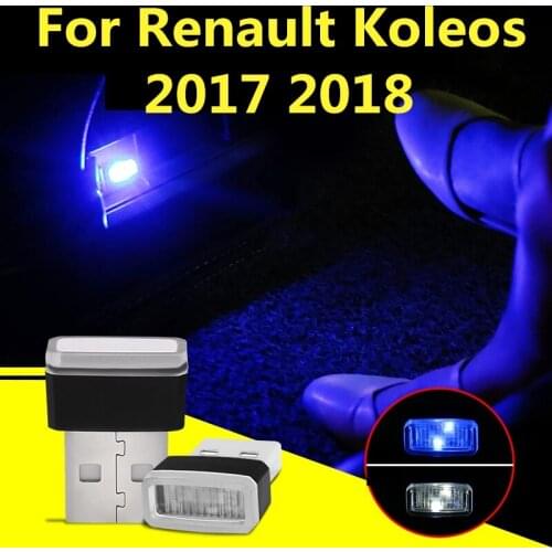 Feet lamp LED light Car atmosphere light Feet light Interior modification Car decoration For Renault Koleos 2017 2018