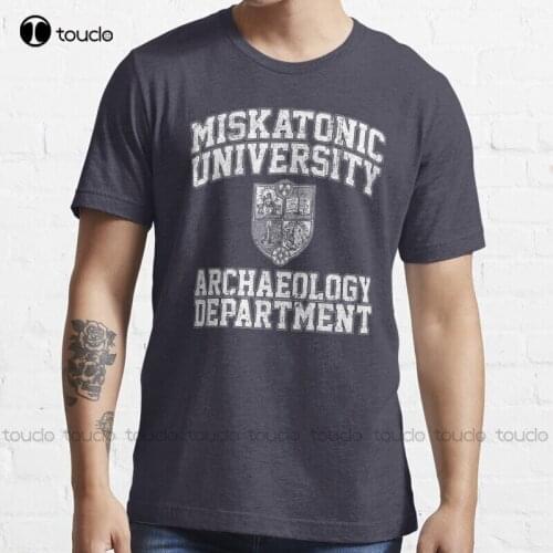 New Miskatonic University Archaeology Department T-Shirt Golf Shirts For Men s-5xl womens black shirt Unisex