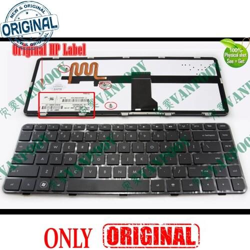 New US Notebook Laptop keyboard for HP Pavilion DM4-1000 DM4-1100 DV5-2000 DV5-2100 DV5-2045DX dv5-2070 Backlit Black NSK-HT1BV