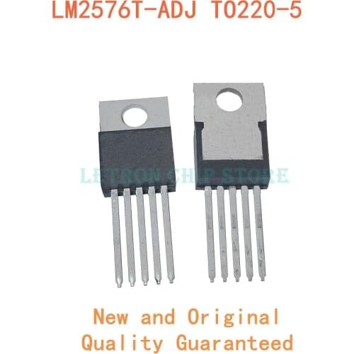 10PCS LM2576T-ADJ TO220 LM2576T ADJ TO-220 LM2576-ADJ TO220-5 LM2576 ADJ TO-220-5 original and new IC Chipset
