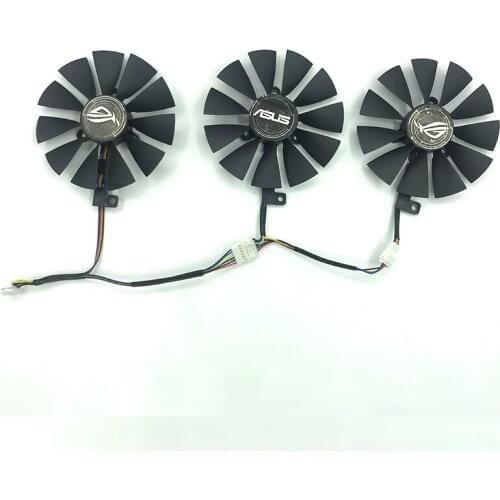 Original for ASUS STRIX RX580 RX480 GTX1080Ti GTX1080 GTX1070Ti GTX1070 GTX1060 Graphics Video Card fan with Frame