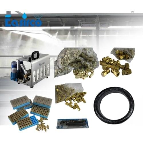 Fog cooling system 200pcs nozzles Dust control system fogging system covered 400 square meter area