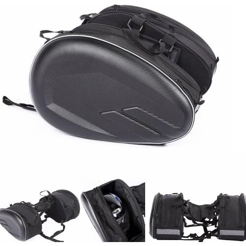 Universal fit Motorcycle Accessories Bags Luggage Saddle Bags with Rain Cover 36-58L For BMW Moto Guzzi suzuki Bags