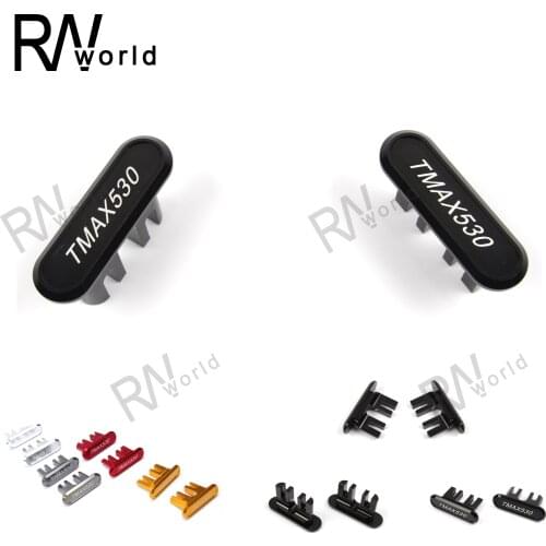 1 Pair Motorcycle CNC Adapter Mirror Hole Cap Cover Accessories For YAMAHA T-MAX 530 2013-2018 2014 2015 2016 2017 TMAX530 Tmax