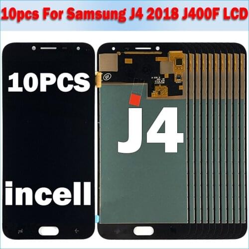 10Piece/lot Incell For Samsung Galaxy J4 2018 J400 LCD Display Touch Screen Digitizer For J400F J400H J400PJ400G/DS LCD Display