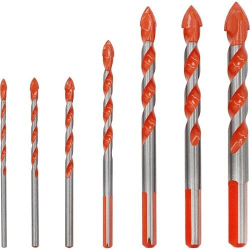5/7Pc 4-16mm Ultimate Brill Bits Multi-Material Triangle Drill Bit Diamond Set for Tile Concrete Brick Glass Plastic Wood Stone