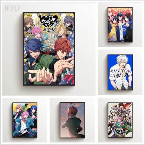 Anime Posters Hypnosis Mic -Division Rap Battle Buster Canvas Painting Posters and Prints Wall Decor Wall Art Picture Home Decor