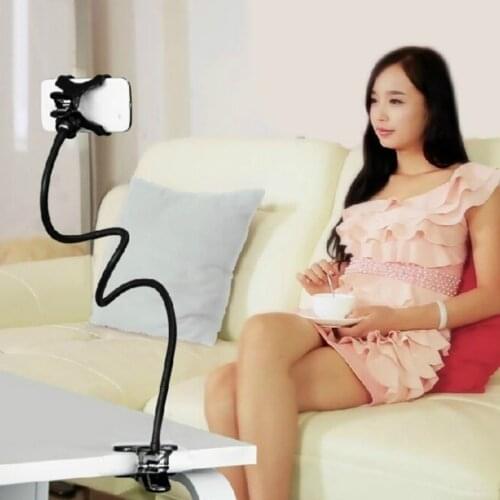 Universal Phone Holder Flexible 360 Clip Mobile Cell Phone Holder Lazy Bed Desktop Bracket Mount Stand Stand Base bracket