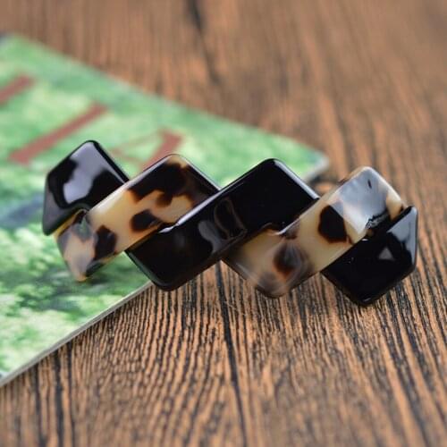 Women Girls Geometric Shape Sprung Hair Clip Alexandre Hair Barrette Stick Hairpin Hair Styling Accessories