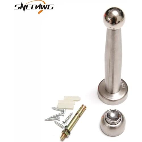 Door Stopper 304 Stainless Steel Magnetic Stopper for Door Protection Door 100/150/170/220mm Length Door Holder for Room House