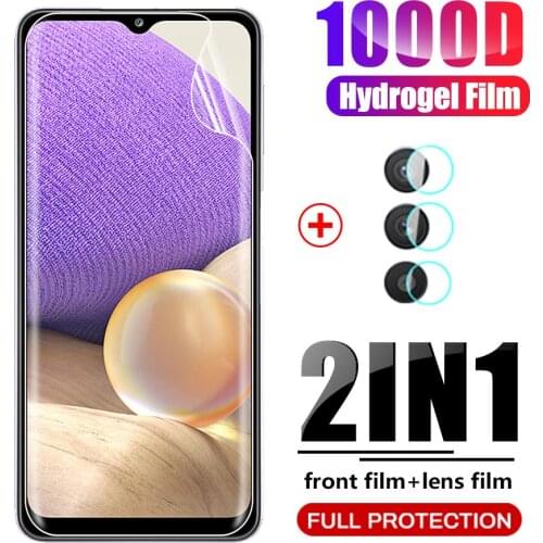 Sansung a 32 hydrogel film anti-scratch camera lens screen protectors film not glass 6.5" for samsung galaxy a32 a 32 32a film