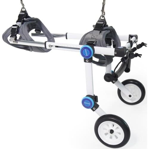 FSS S-L Pet Revovery Wheelchair for Rear Legs Upgrade Folding Aluminum Light Pet Support Old Dog Car Dog Training Wheelchair