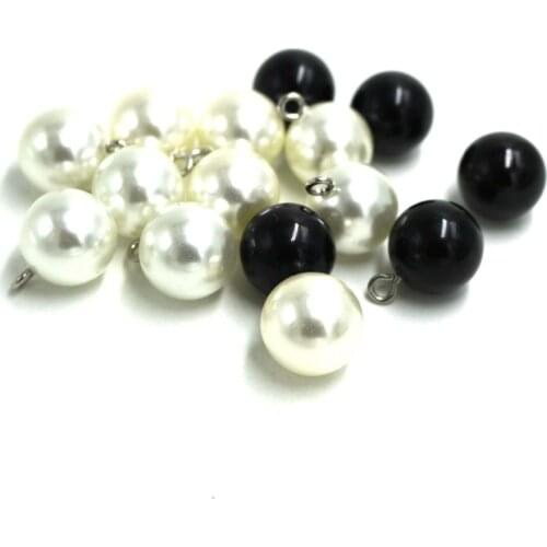 20pcs 15mm brass leg pearl buttons for clothing sewing accessories women baby clothing material