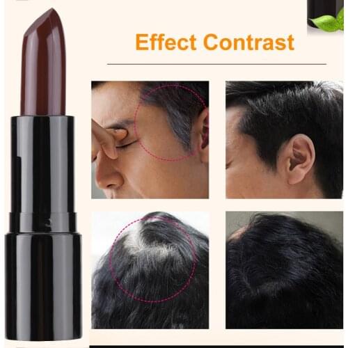 3Colors Hair Color Pen Temporary Lipstick Hair Dye Coloring White Hair Cover DIY Makeup Stick