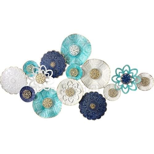 Iron wall decoration metal sofa background wall creative pendant bedroom home wall decoration