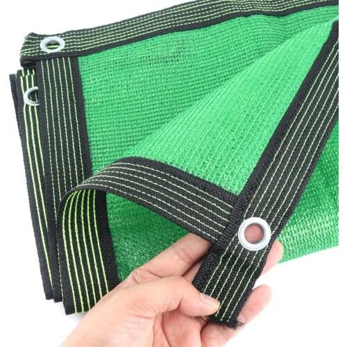12Pin 80% Shading Green Anti-UV HDPE Sun Shade Net Garden Courtyard Shade Net Sun Shade Sail Greenhouse Protection Sunshade Net