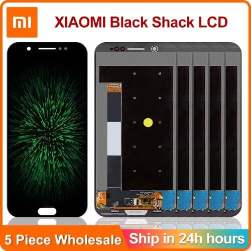 5 piece/lot Test For Xiaomi Black Shark 1 LCD Screen Display+Touch Glass Digitizer Assembly For Xiaomi BlackShark 1 Display