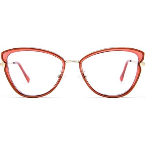 80104 Retro Metal Glasses Frame Men Women Optical Fashion Computer Eyeglasses