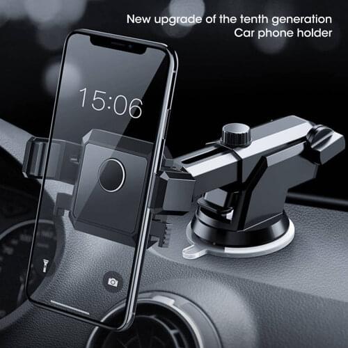 Car Windshield Gravity Sucker Car Phone Holder Retractable Foldable And Rotatable Phone Stand For Car Cell Phone Holder