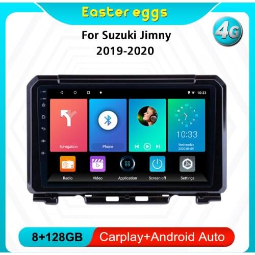Eastereggs For Suzuki Jimny 2019 2020 9 Inch Android 8.1 2 Din Car Multimedia Stereo Player GPS Navigation Wifi FM system