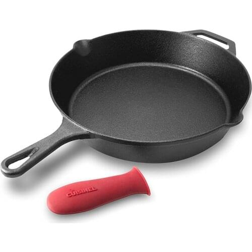 Cast Iron General Western Pan Thickened Cast Iron Pot Un-coated Non-stick Frying Pans