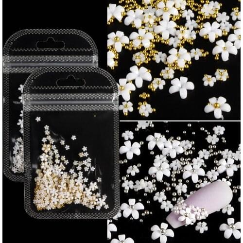 5g Acrylic Flower Resin Filling DIY Crystal Epoxy Resin Mold Nail Art Decoration Jewelry Making Rhinestones Gem Manicure Tools