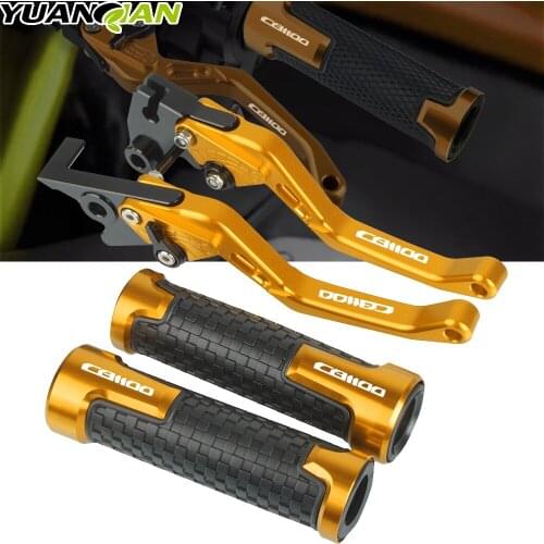 For Honda CB1100 GIO 2013 2014 2015 2016 Motorcycle CNC Adjustable Brake Clutch Lever Handle Grips Handlebars Accessories