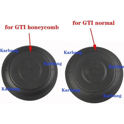 For Scirocco GTI Golf 7 Lamando Honeycomb Steering Wheel Horn Cover Center Speaker Panel + Emblem Car OEM Replacement Part