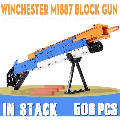 Ak47 toy gun toy gun model 98k gun building blocks bricks educational toys for children boys