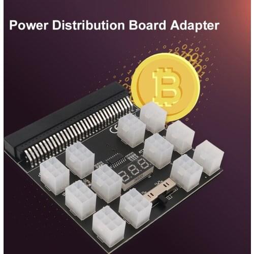 Power Supply Breakout Board Converter for DPS-800GB 1200FB 1200QB A Mining 1200W Server PSU Power Supply Breakout Board Adapter