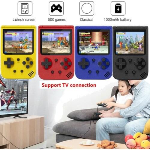 Retro Mini Handheld Video Games Console Game Built-in 500 Classic Games Gift Classic Mini Electronics Handheld Game Players