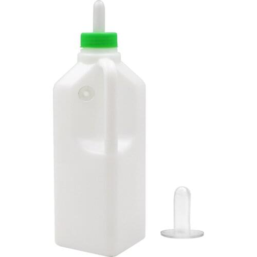 Sheep Baby Feeder Lamb Milk Bottle No Leakage Ergonomic Handle Lamb Bottle With Handle Screw Set Milking Feeding Replacement
