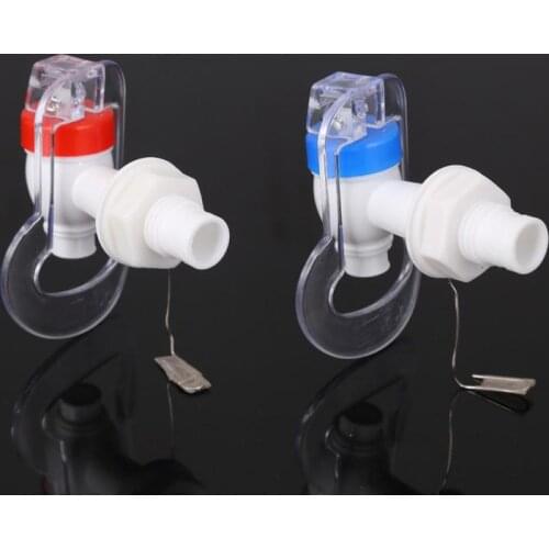 Round push cup water dispenser switch faucet cold and hot water nozzle piano key press type