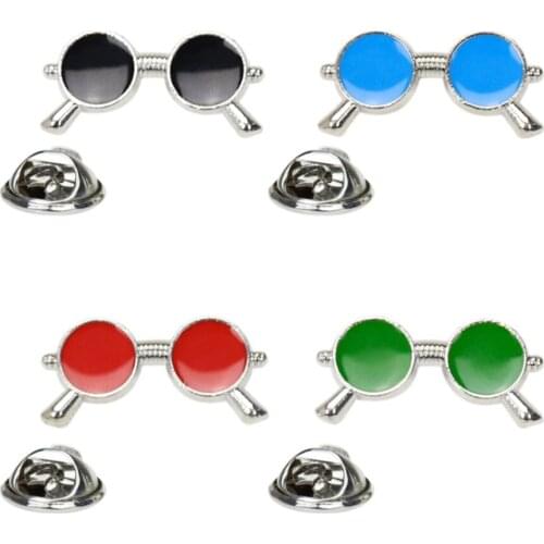 Cartoon glasses Enamel Fashion Brooch Pins Alloy Badge Shirt Backpack Metal Pin Jewelry Cute Accessories Gift For Friends