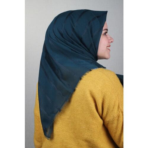 FASHION CASHMERE THE STRIPE COTTON SCARF-DESEN-02-RENK-07