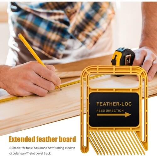 Multifunctional Feather Loc Board Set Double Featherboards for Engraving Machine Miter Gauge Slot Woodworking Table Saw