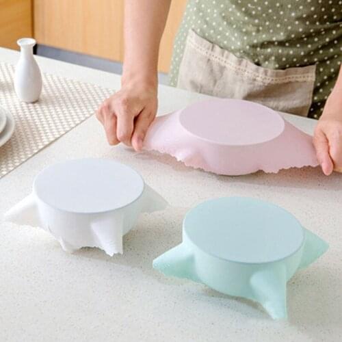 Food Silicone Cover Reusable Silicone Lids For Cookware Bowl Microwave Stretch Covers Food Fresh-keeping Cover Kitchen Supplies
