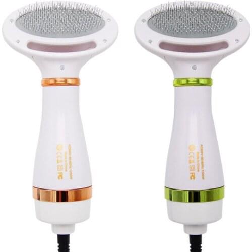 Dog Hair Dryer Pet Dryer Professional Grooming Blower Dog Sliding Brush Pet 2 In 1 Portable Dryer 3-level Temperature Adjustable
