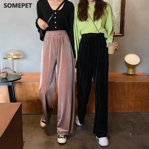Somepet Women's Velvet Trousers