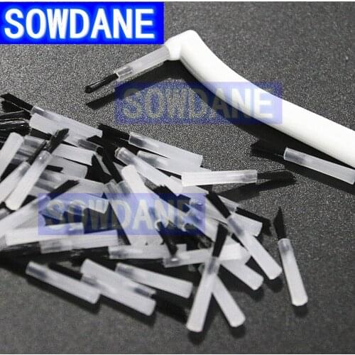 Dental Disposable Brush Applicator Tip For Autoclavable Handles Oral Care Teeth Whitening Dental Materials