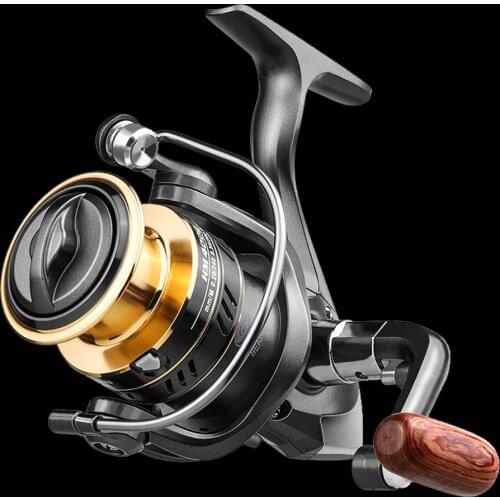 WALK FISH Fishing Reel NEW HM1000-7000 Spinning Reel 8kg Max Drag Reel Fishing 5.2:1 High Speed Metal Spool Coil Fishing Reel