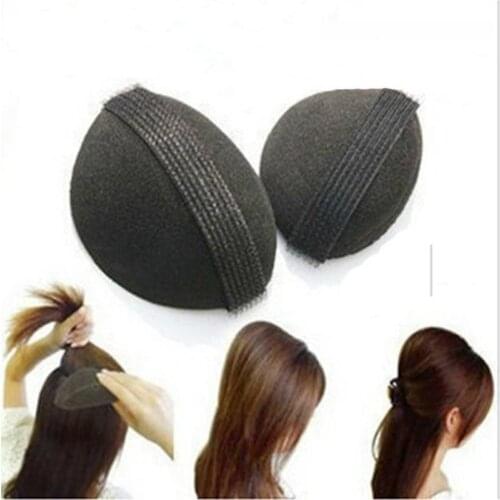 2Pcs Spons Hair Maker Styling Twist Magic Bun Hair Base Bump Styling Insert Tool Volume Headgear Lb