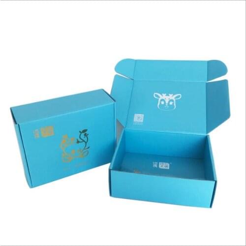 500pcs gift box corrugated box Festival Party storage display box exquisite carton support custom size printing logo
