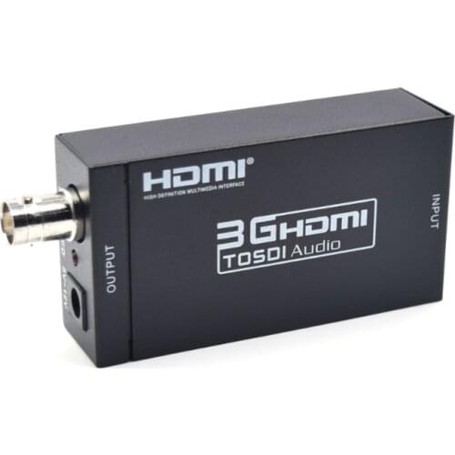 3G HDMI-compatible To SDI Converter SDI Adapter Audio HD-SDI/3G-SDI Adapter BNC 1080P DAC Converter for Monitor HDTV