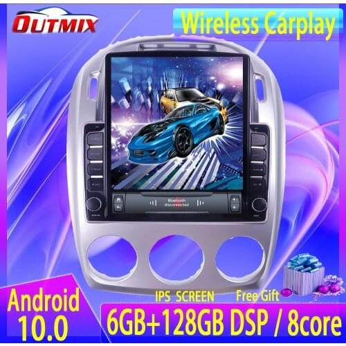 Tesla Style For Kia Cerato 2005-2007 Car Multimedia Player Android Wireless Carplay Stereo Receiver Radio Car GPS Navigation
