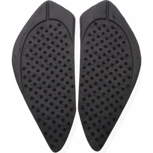 Motorcycle Black Tank Traction Pad Side Fuel Gas Grips Decals For Kawasaki ZX-6R 2009-2015